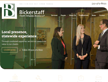 Tablet Screenshot of bickerstaff.com